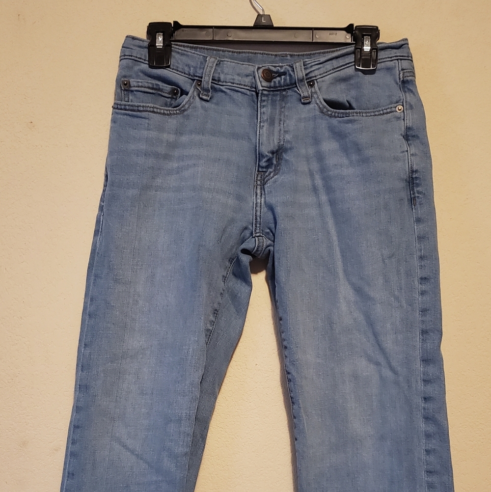 Source Unknown Men's Straight Jeans in Light Blue